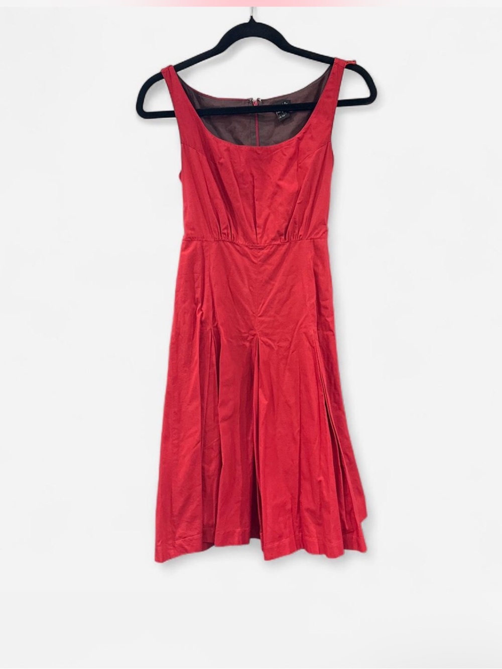 Vintage Y2K Anthropologie Viola dress size 2 cottage romantic boho feminine red